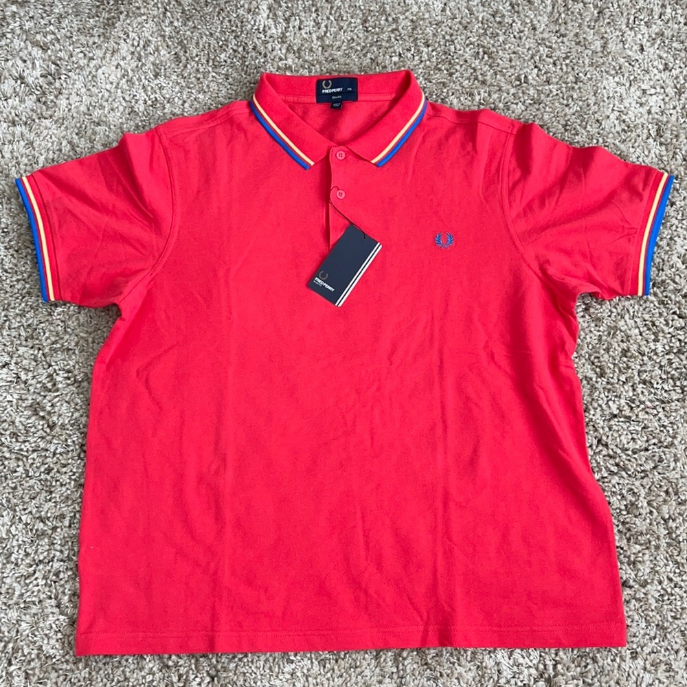 NEW!! Men’s XXL Fred Perry designer polo!